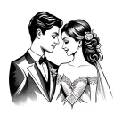 Wedding Anniversary tattoo design idea