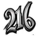 216 area code tattoo design idea