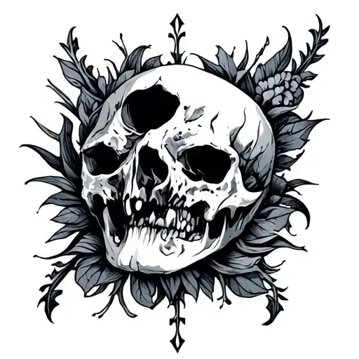 Anus tattoo design idea