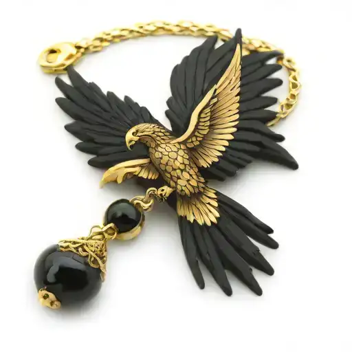 omerta calligraphy orthodox eagle prayer beads tattoo design idea