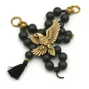 omerta calligraphy orthodox eagle prayer beads tattoo design idea