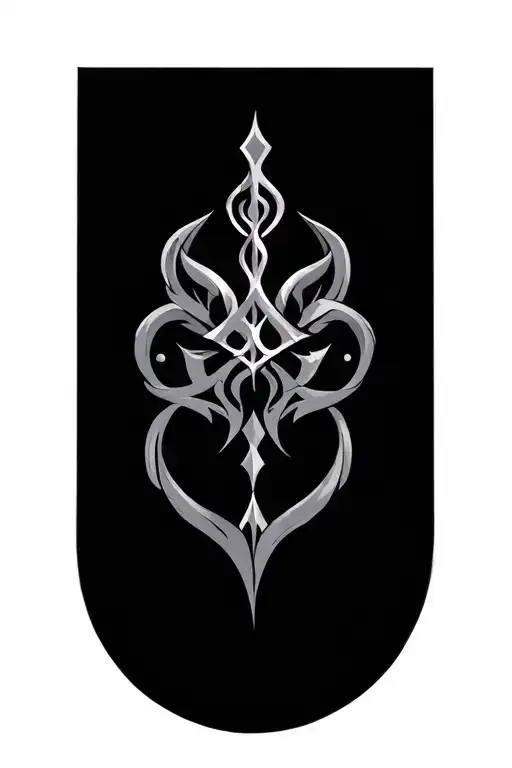 Midas touch me sigil tattoo design idea