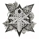 Radahn's great rune tattoo design idea