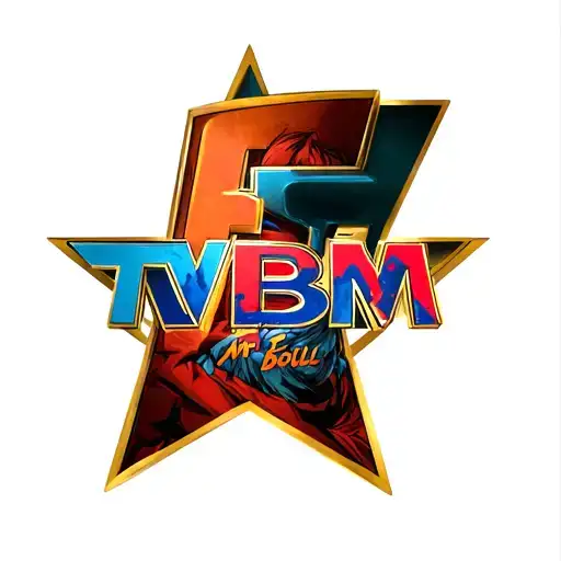 Letter F in a star and TWBM and and vlog camera with face of Goku and Superman and Art the Clown and with kaws character tattoo design idea