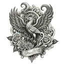 Psalm 91 tattoo design idea