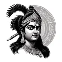 Shri Ram tattoo design idea