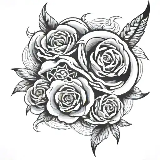 rockabilly tattoo design idea