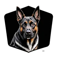 Belgian Malinois tattoo design idea
