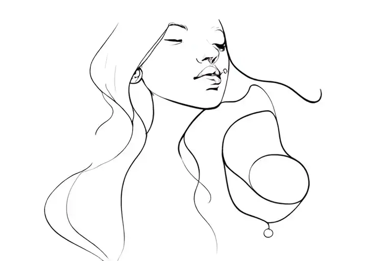 Danae Klimt tattoo design idea