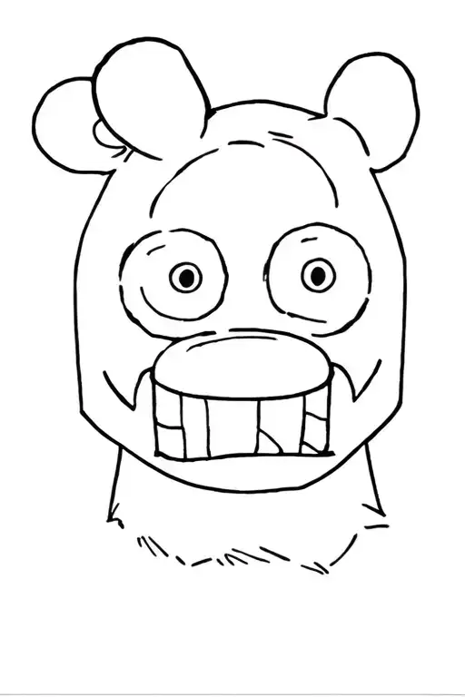 five nights at Freddy's tattoo long style tattoo design idea