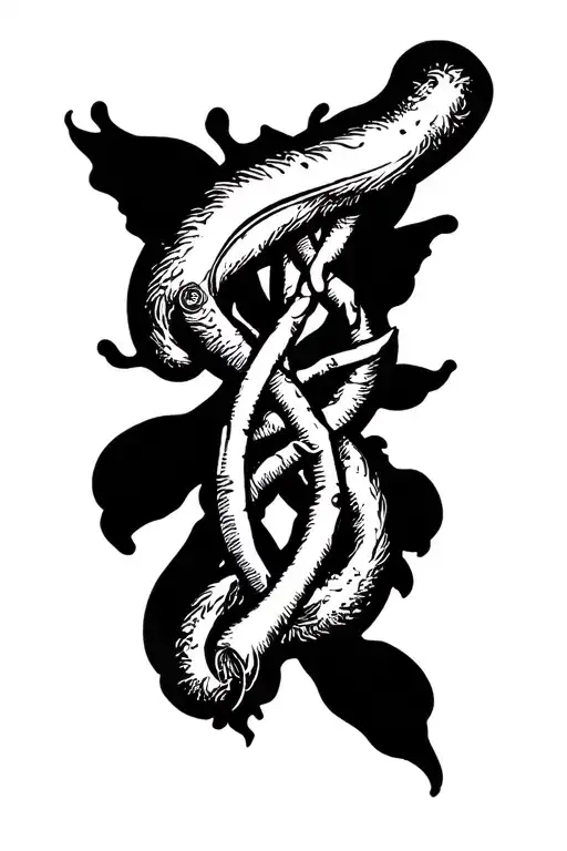 drug addiction recovery symbol surrounded tattoo design idea