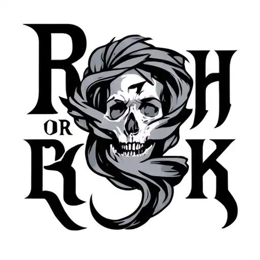 Rich Or Risk tattoo design idea