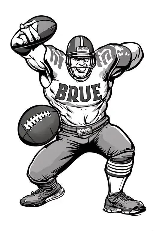 Brutus buckeye tattoo design idea