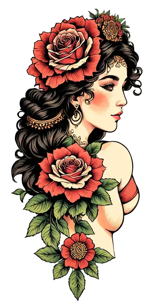 Gemini tattoo design idea