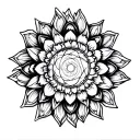 DBZ Mandala tattoo design idea