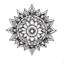DBZ Mandala tattoo design idea