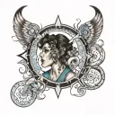 Raquel, Nita, Montes, Aquarius, February 6th 1997, INTP, Ares, Sao Paulo, SP, Brazil tattoo design idea