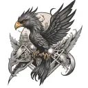 harry potter, one piece, star wars, a phoenix, disney and marvel tattoo design idea