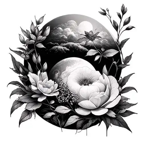 something that resembles life, personal growth, love, and dreams, while also showing there's always space to grow tattoo design idea