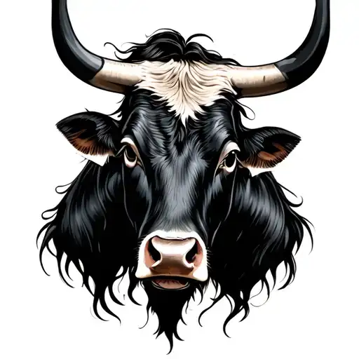 cuckold hotwife bull tattoo design idea