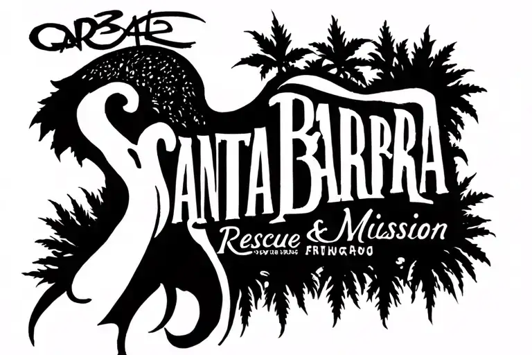 Santa Barbara Rescue Mission Mens Program tattoo design idea