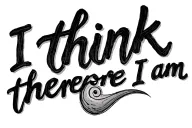 "I think therefore I am" incorporate a semi colon tattoo design idea