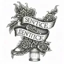 sentence(miracles under your feet) tattoo design idea