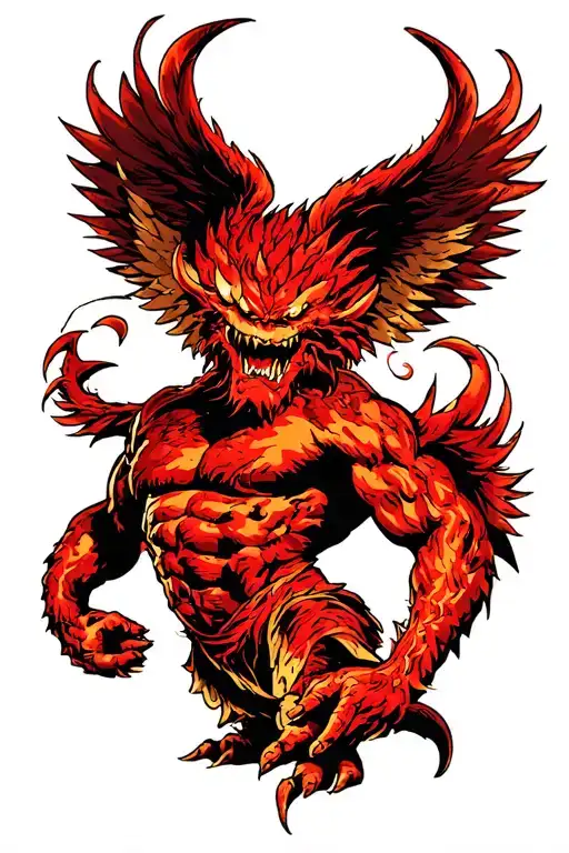 balrog tattoo design idea