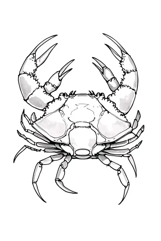tree of life, crab  tattoo design idea