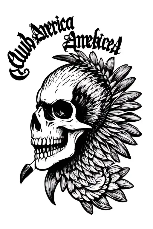club america tattoo design idea