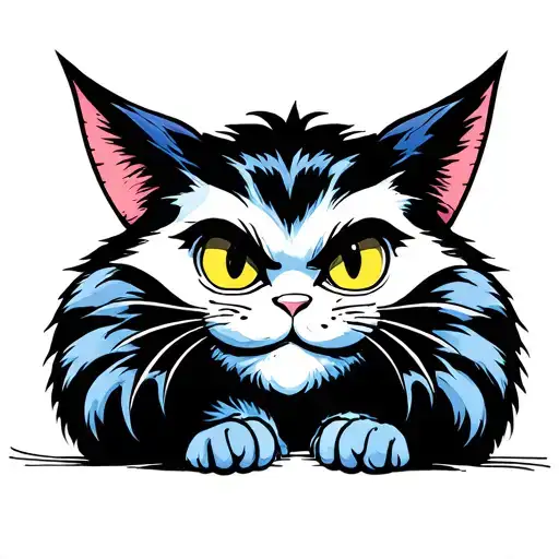 see no evil , hear no evil, speak no  evil cheshire cat tattoo design idea