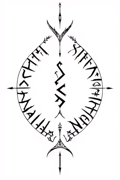 "Satchitananda" "Satchitananda" viking warrior runes tattoo design idea