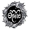 prière khmer script daughters minimalist tattoo design idea