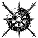 Exactly 11 runes, spaced evenly.  Ancient, Serious, Desperate, Dangerous tattoo design idea