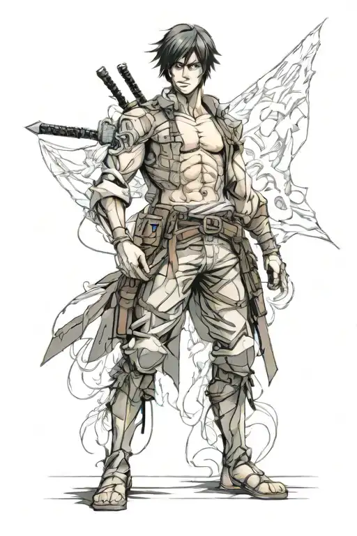 Attack on titan Eren Yeager tattoo design idea