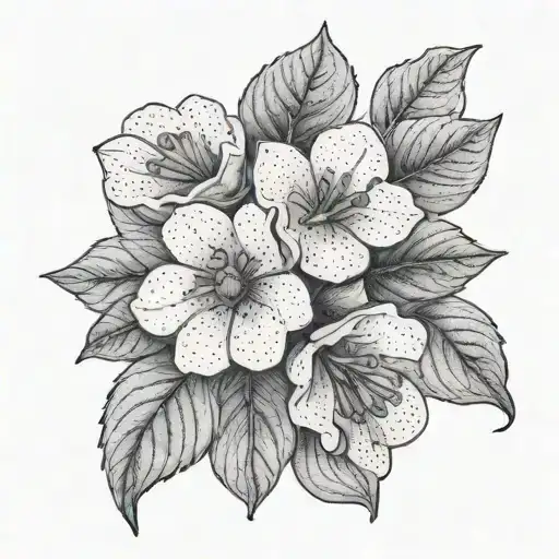 diphylleia grayi tattoo design idea