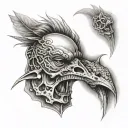 keep quiet tattoo design idea