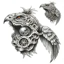 keep quiet tattoo design idea