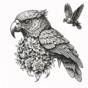 keep quiet tattoo design idea