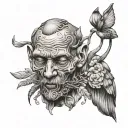 keep quiet tattoo design idea