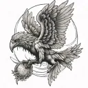 Icarus tattoo design idea