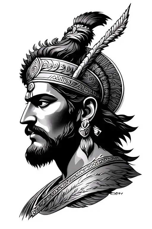 Mahabharat arjun tattoo design tattoo design idea