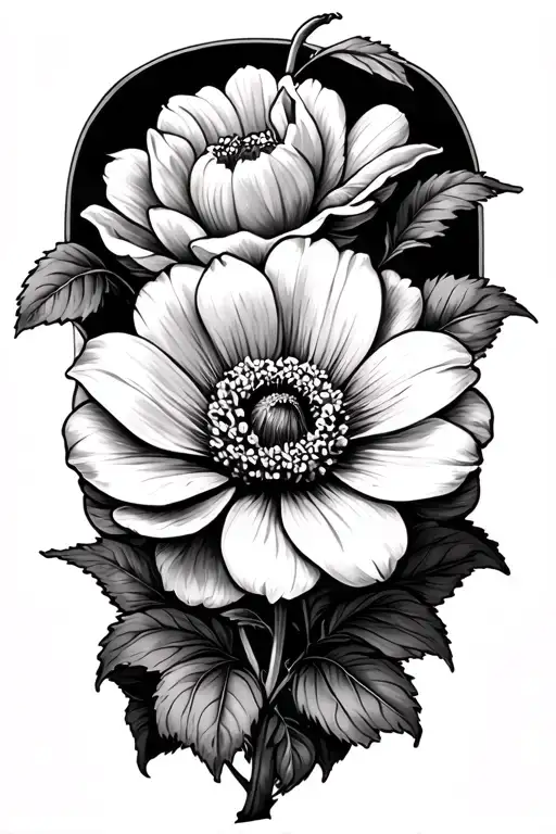 flower of maga, tattoo design idea