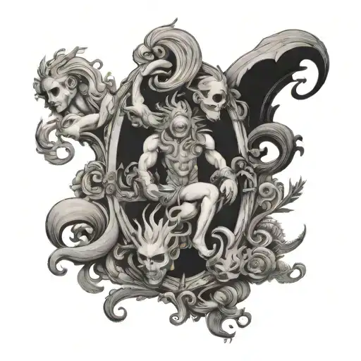 Seven Deadly Sins tattoo design idea