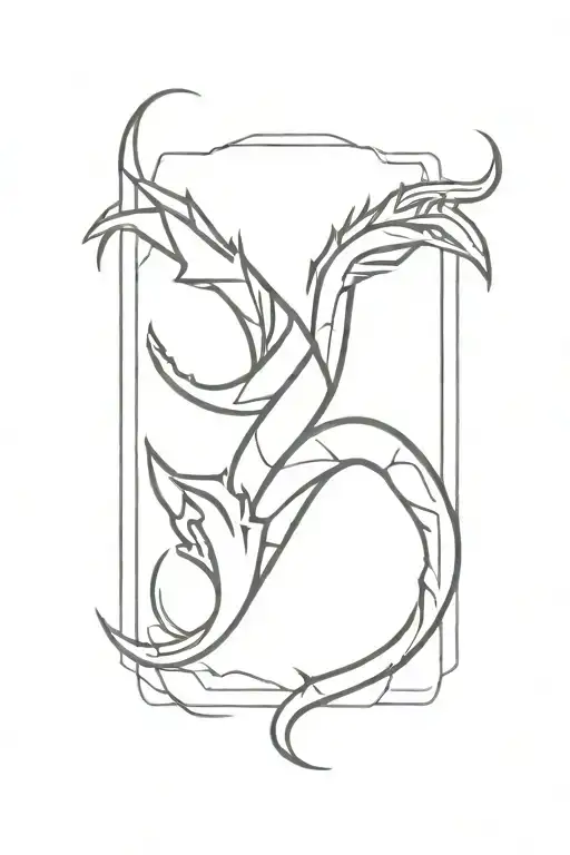 zodiac sign combining scorpio Aquarius capricorn tattoo design idea