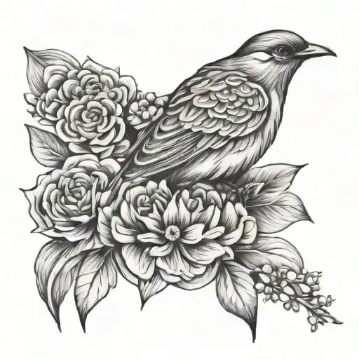 silence tattoo design idea