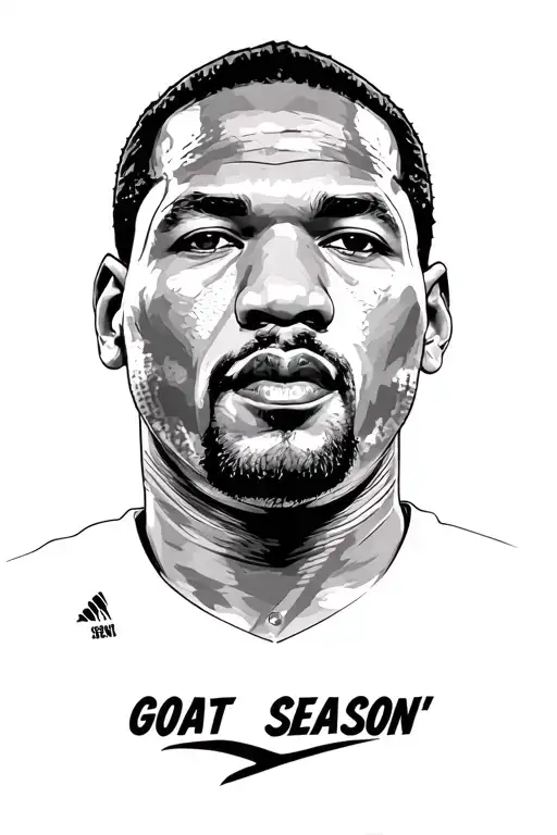 "Goat Season " Denzel Washington, LeBron James, tiger woods, Muhammad Ali, Martin Luther king tattoo design idea