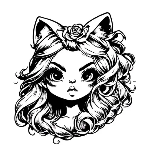 titties tattoo design idea