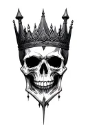 Forgotten Skull King tattoo design idea
