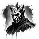 darth maul tattoo design idea